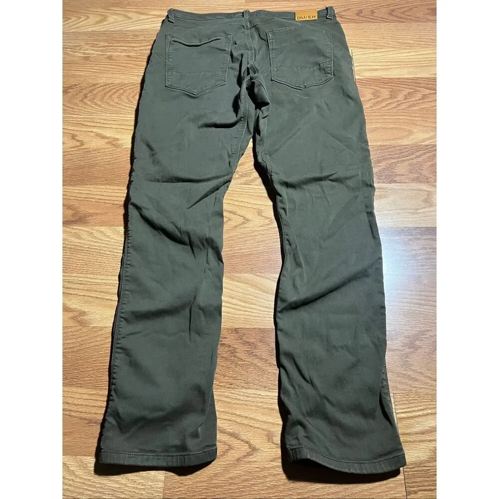Du/er Men's N2X No Sweat Relaxed Taper Pants 36x32